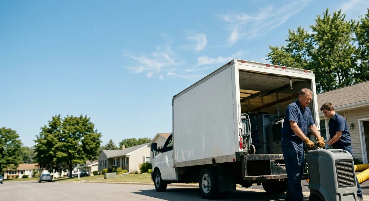 Water Damage Cleanup in Tiffin, IA near me